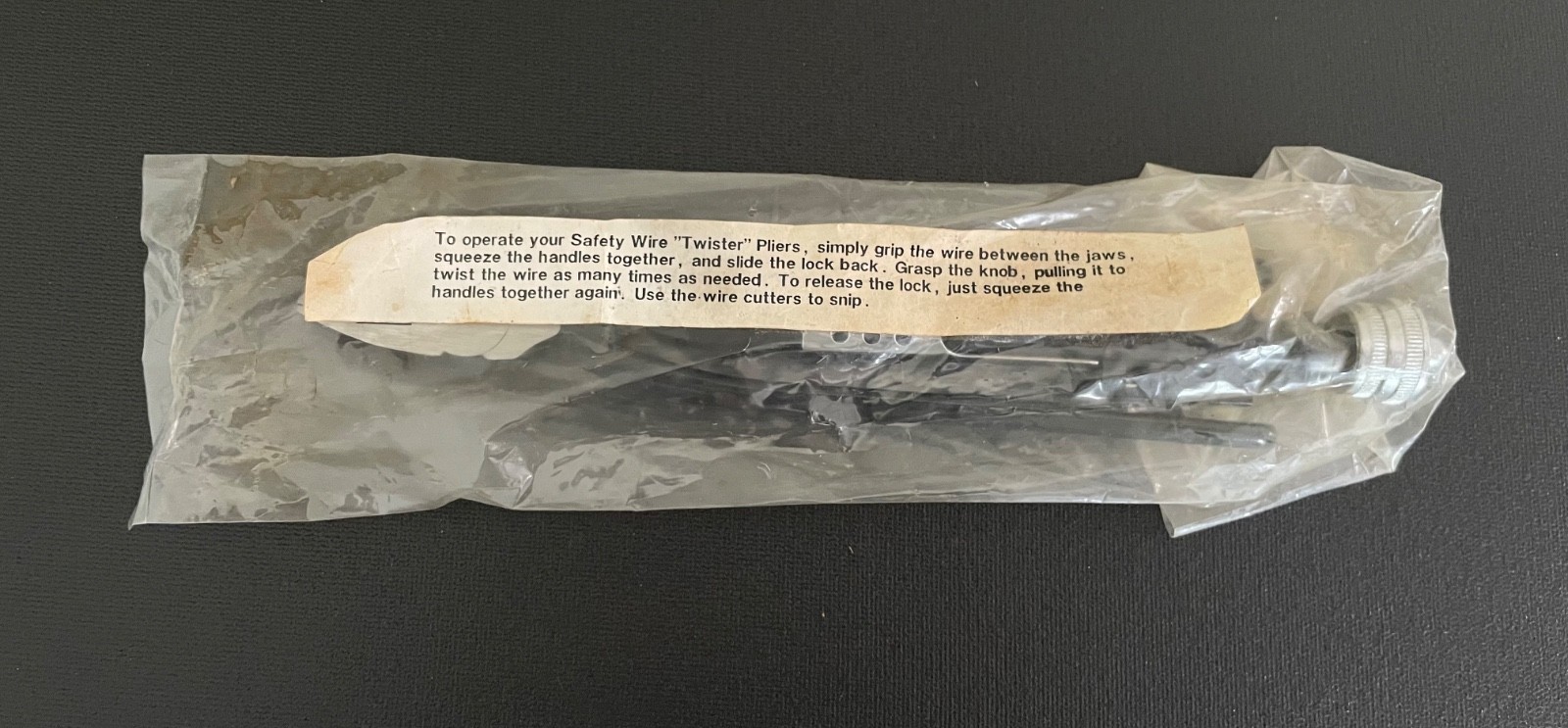 Aircraft Safety Wire «Twister» Pliers 10-1/2”