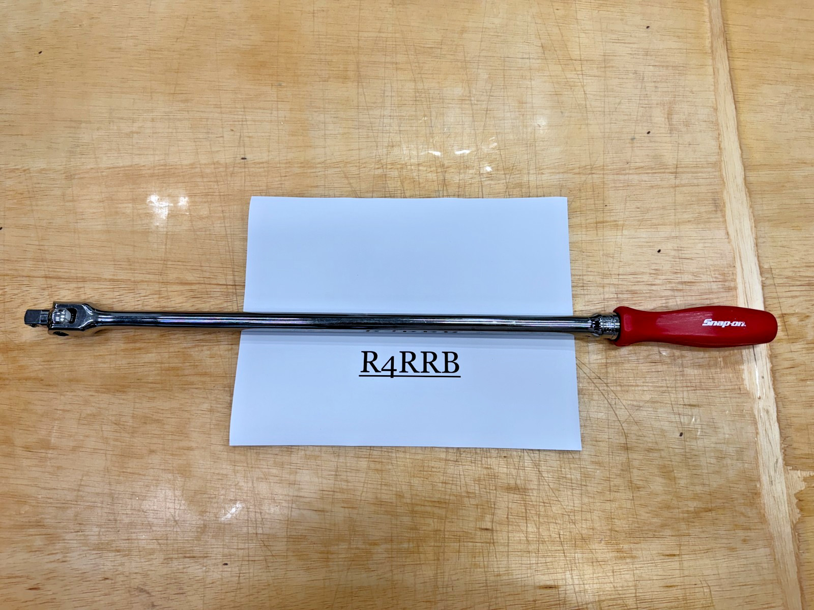 Snap-on Tools USA NOS RED 1/2″ Drive Hard Grip Handle Breaker Bar SHBBD24R RARE