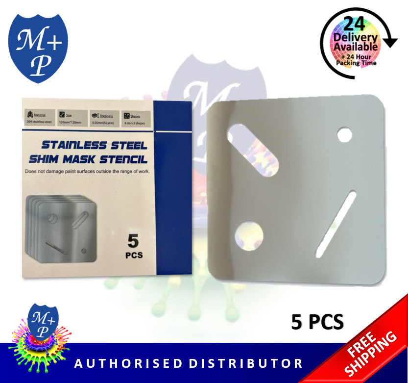 Shim Mask 5 Pack – Ideal Stop Paint Runs Sanding Chips Stencil Flat Finish