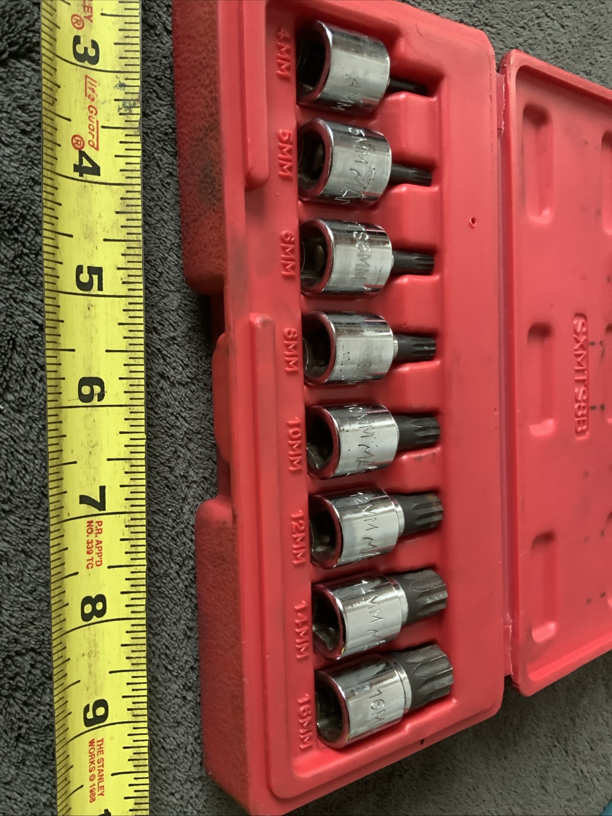 Mac Tools 3/8” Drive Triple Square Socket Set, Metric….see Pics….