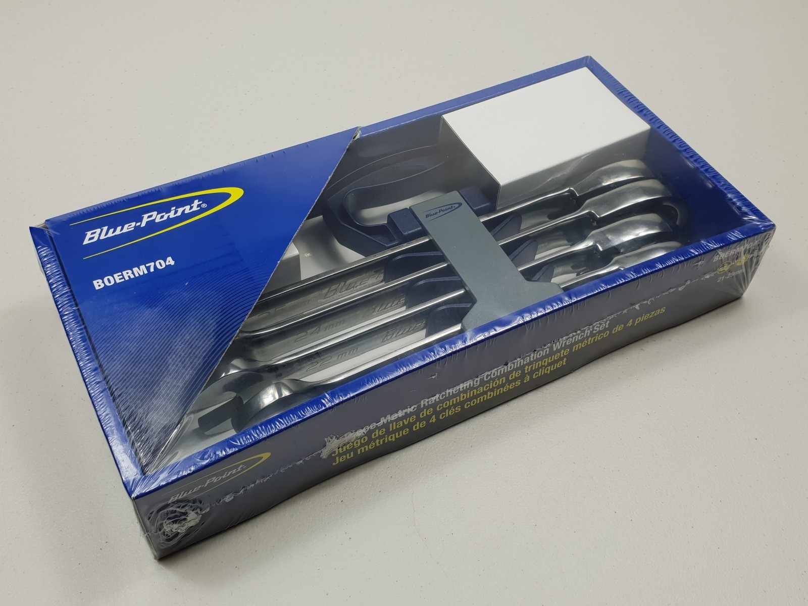 Blue Point 21-25mm Ratchet Spanner Set BOERM704 – As sold by Snap On.