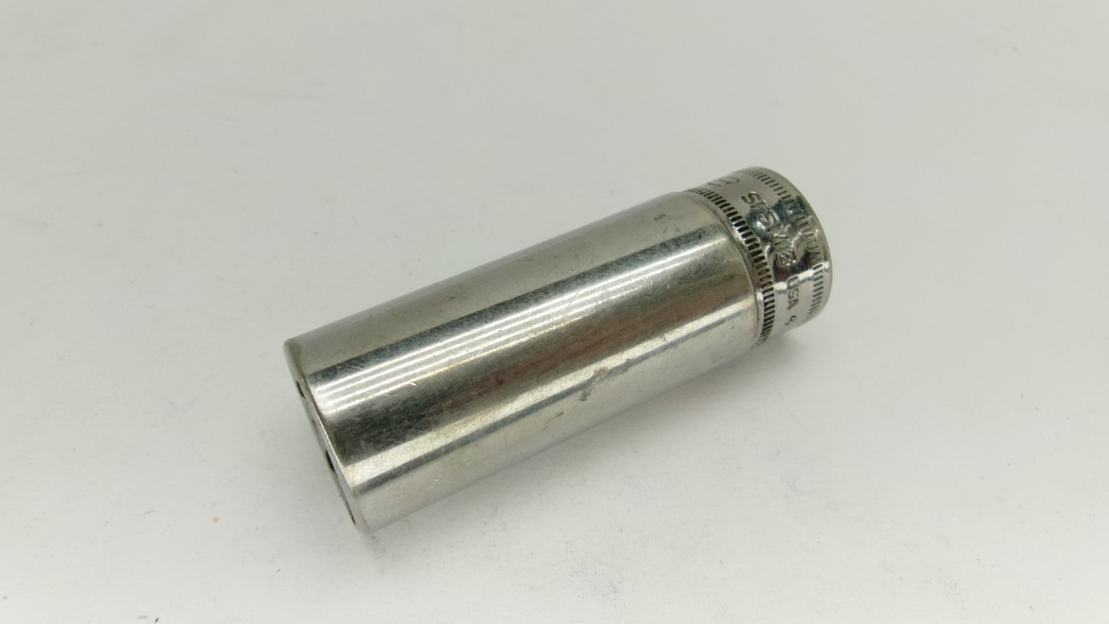 Snap-on tools 3/8″ drive 18mm metric 6 point Deep Socket SFSM18 Nice!
