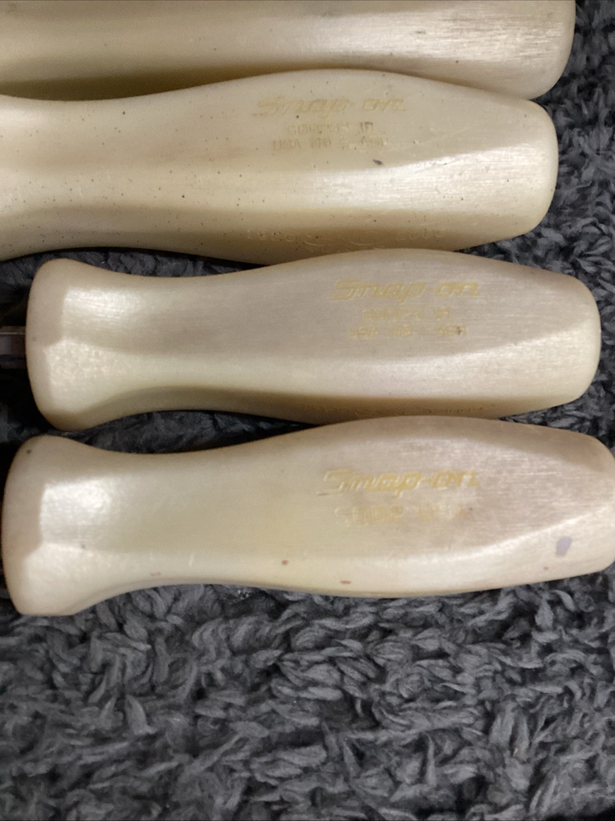 Snap On Anniversary Hard Handle Pearl Screwdriver Set 4 Pieces
