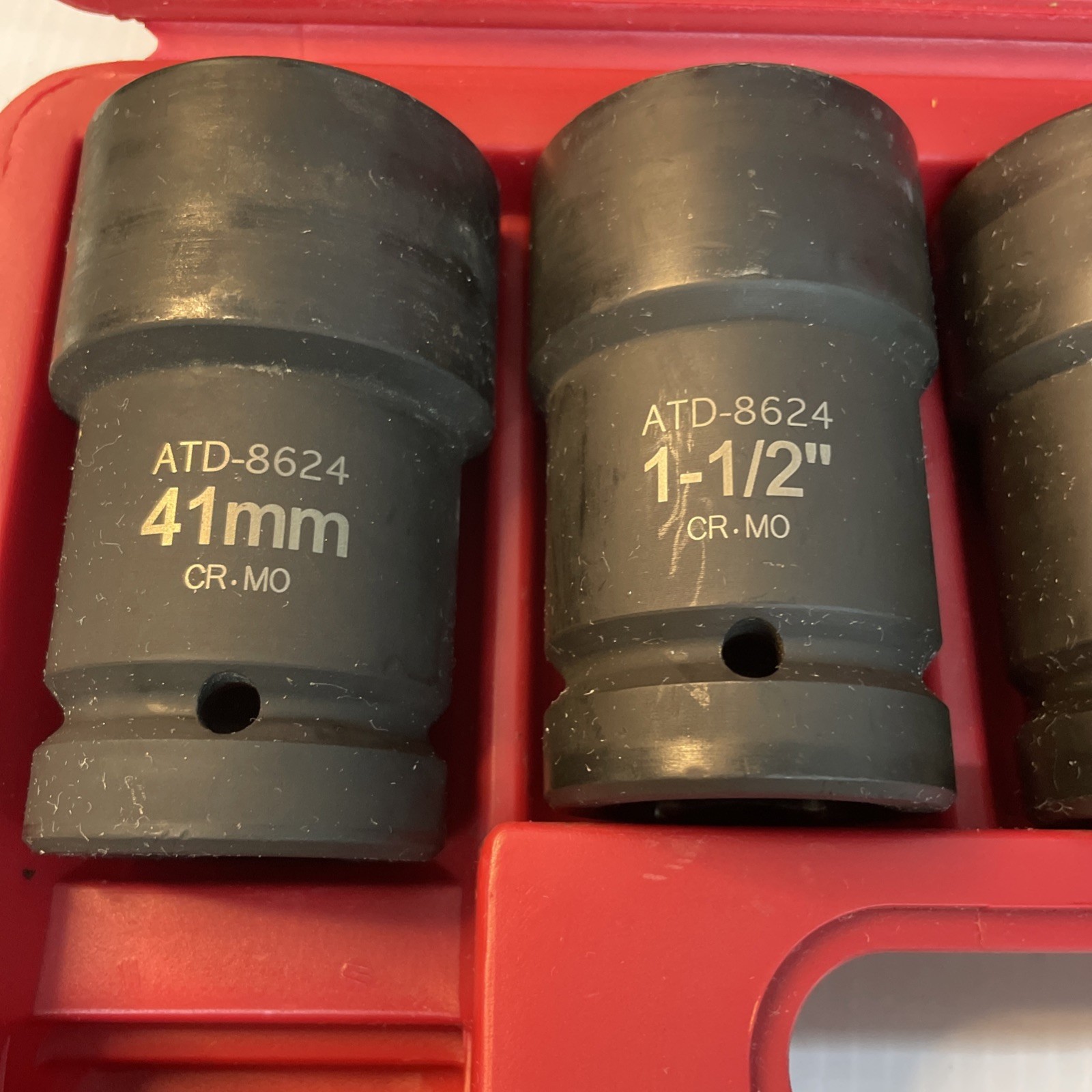 ATD-8624 Impact Socket Set 1 Inch Drive W/case – Pre Owned