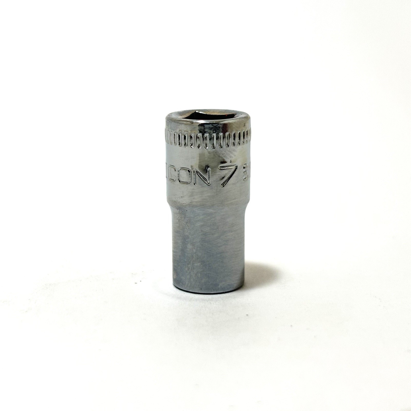 NEW ICON 1/4 INCH DRIVE METRIC SHALLOW SOCKET 6 PT SOLD INDIVIDUALLY PICK SIZE