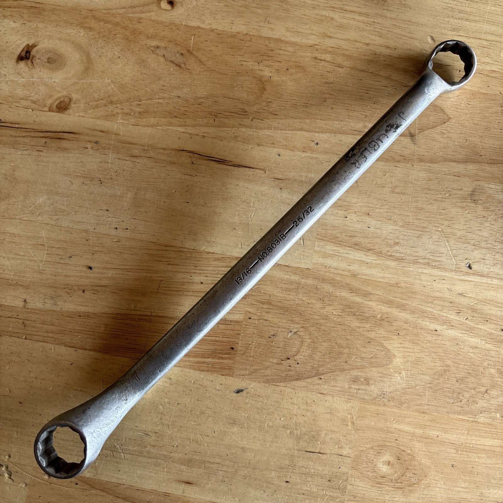 Williams Superrench 25/32″ x 13/16″ Offset Double Box End Wrench 12pt USA READ!