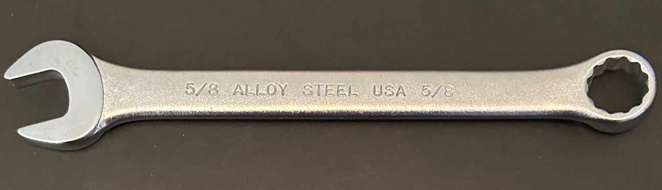 Blackhawk 5/8″ Satin Chrome Combination Wrench BW-1164