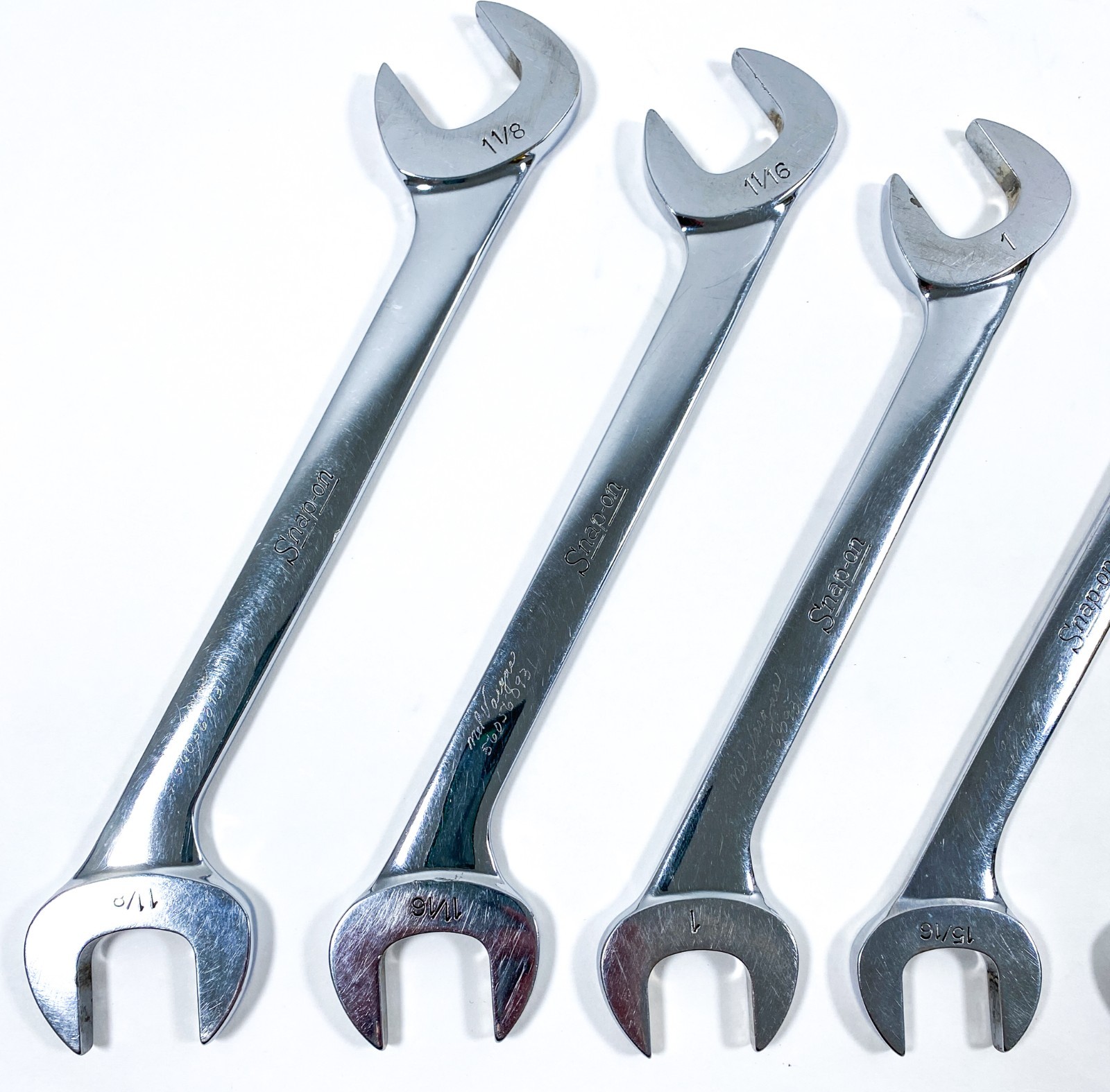 SNAP ON TOOLS USA 13-PIECE SAE 4 Way Open End Angle Wrench Set 3/8″ – 1-1/8″