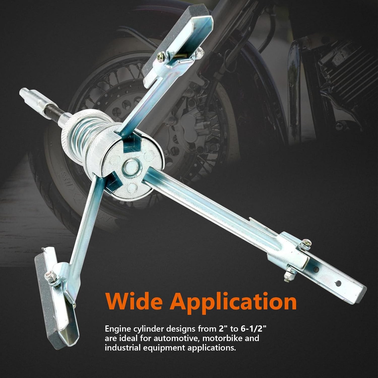 Engine Cylinder Hone Deglazer 2 inches-6-1/2 inches Adjustable 3 inches Blade