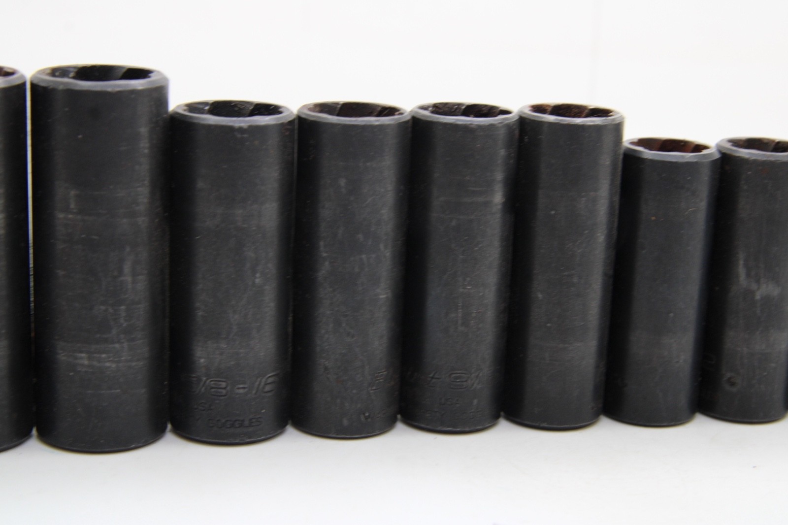 Blue-Point 213TSFSYA 10-17mm 3/8″ Drive DEEP Metric/SAE Twist Impact Socket Set