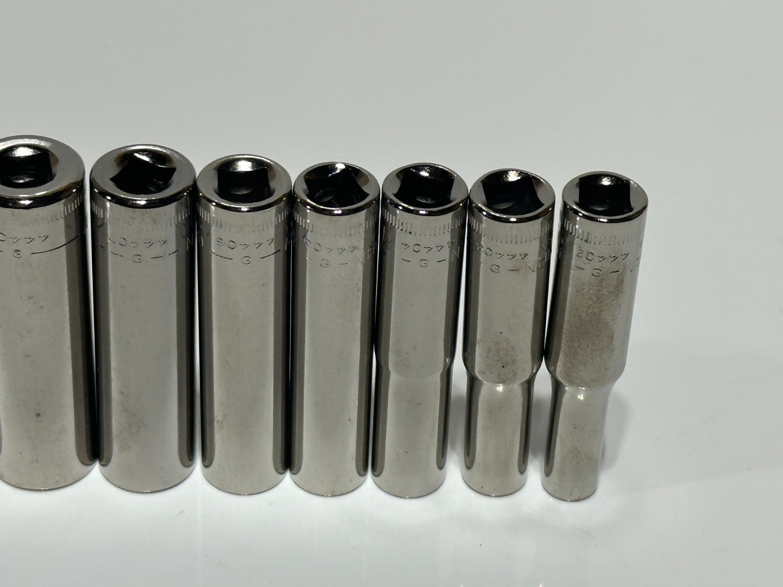 NEW Craftsman USA 10pc Metric 5mm-14mm Deep Socket Set – 1/4″ Drive – 6 Point