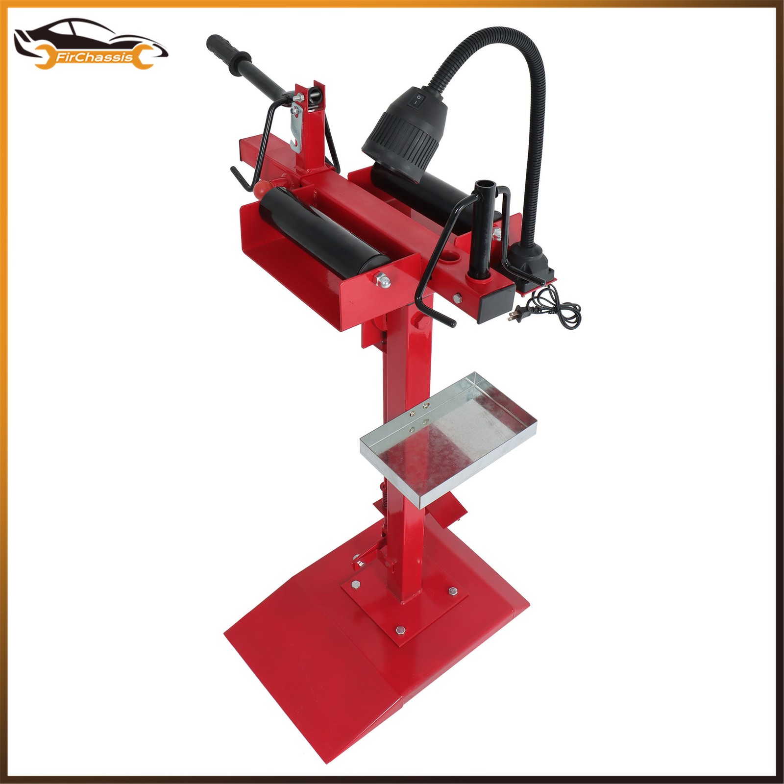 Manual Car Tire Spreader Tire Changer Repair Tires Tool Heavy Duty w/ Led Light