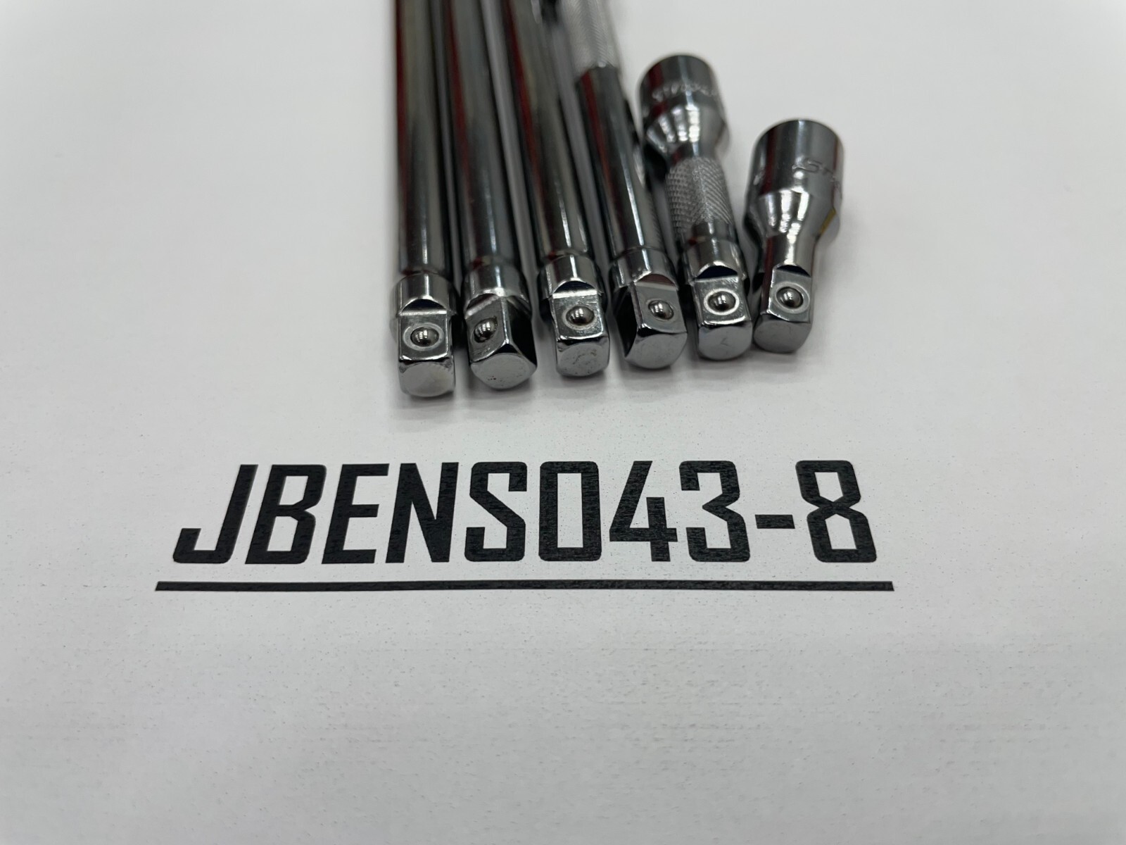 Snap-On Tools USA NEW 6pc 1/4″ Drive Chrome Knurled Socket Extension Set 106BTMX