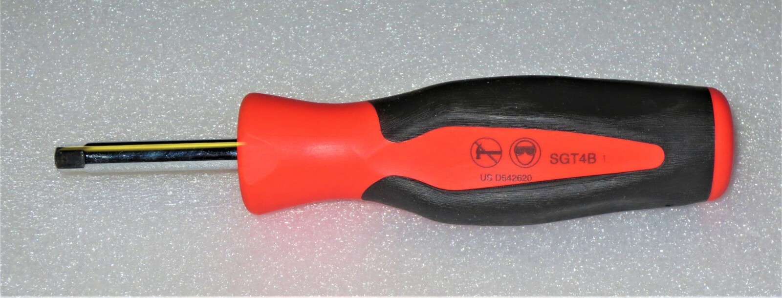 NEW Snap-on 1/4″ DRIVER – SGT4BO *SOFT ORANGE HANDLE* 1/4″ SHANK DRIVER *NEW*