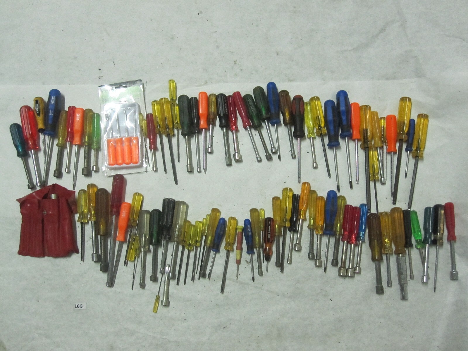 HUDGE lot Assorted Sets Colored Nut Driver Socket Screwdrivers