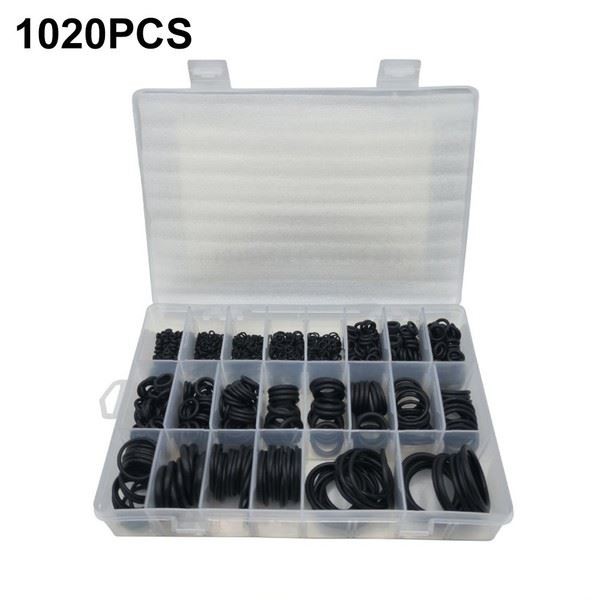 1020 Piece Nitrile Rubber O Rings Seal Rings Set for Various Applications Use