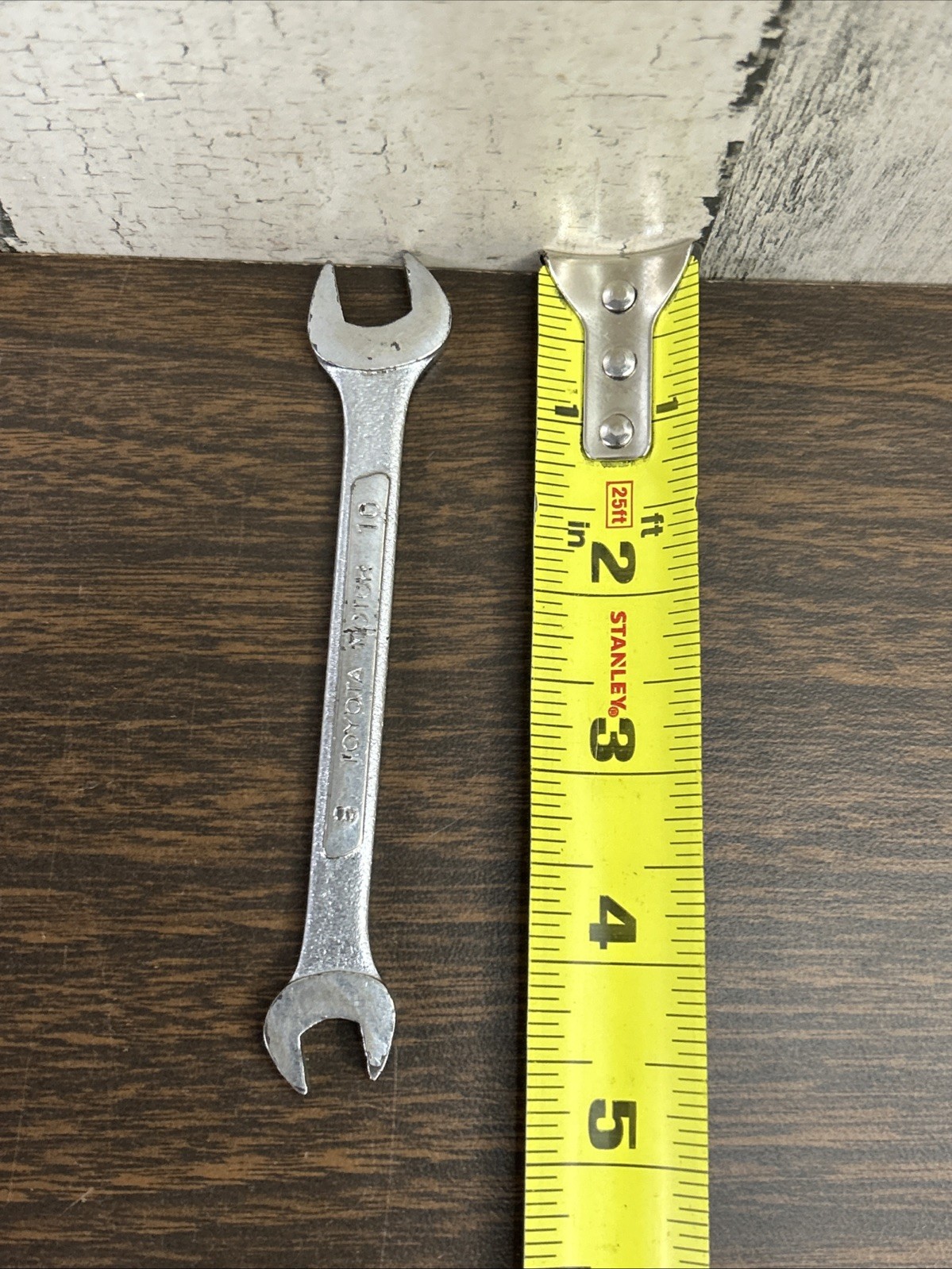 Toyota Motor 8mm / 10mm Nickel Chrome Vanadium Open End Wrench Japan 64