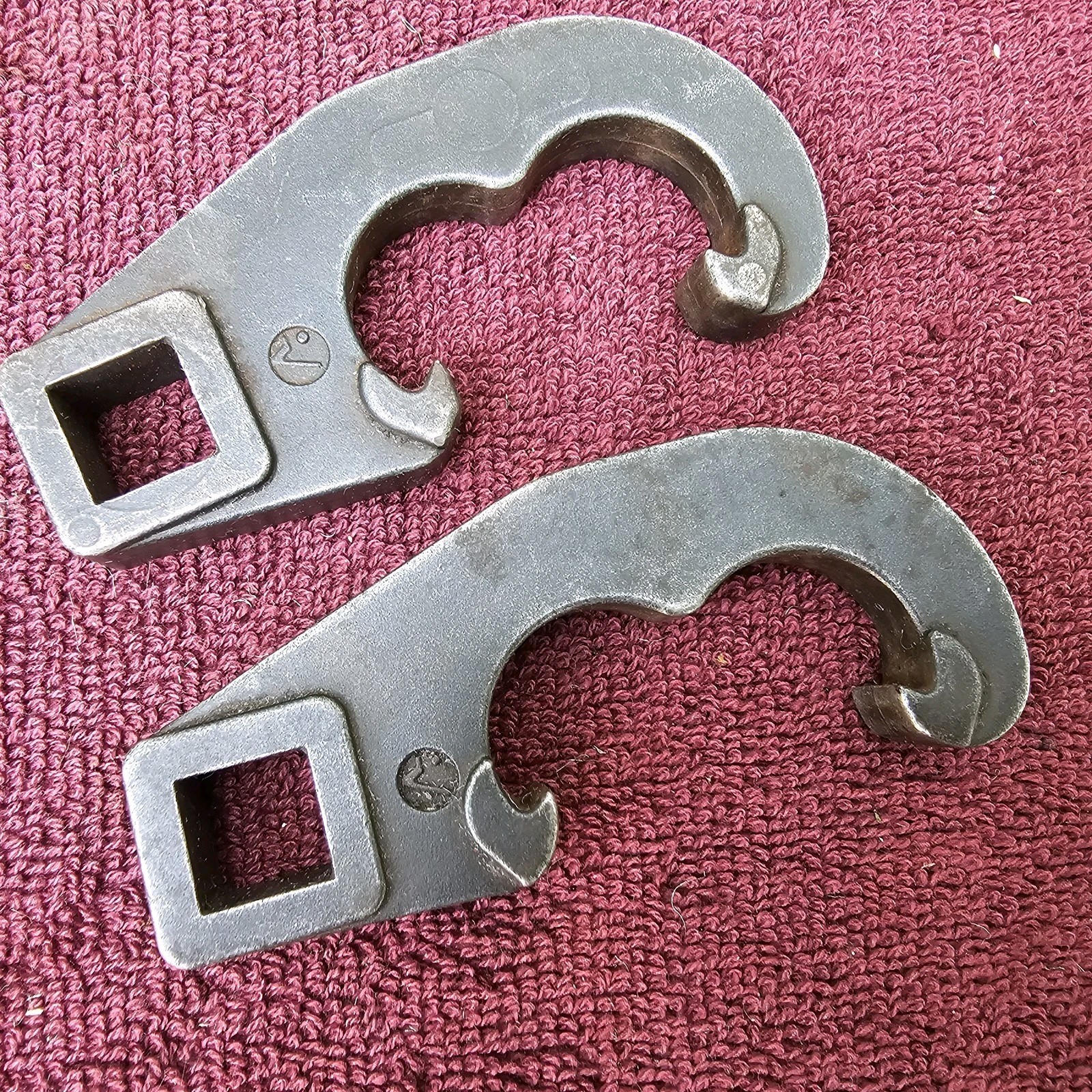 OTC Tools USA 2pc 1/2” Dr. Tie Rod Adjusting Wrenches, 7095 + Unmarked