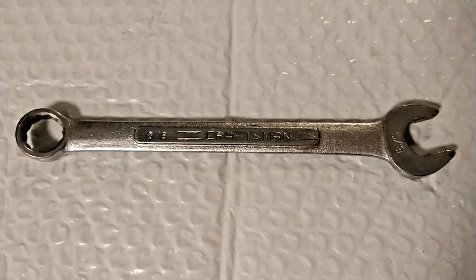 CRAFTSMAN TOOLS USA VV, 5/8″ COMBINATION WRENCH, 7.75″ LONG, 12 POINT.