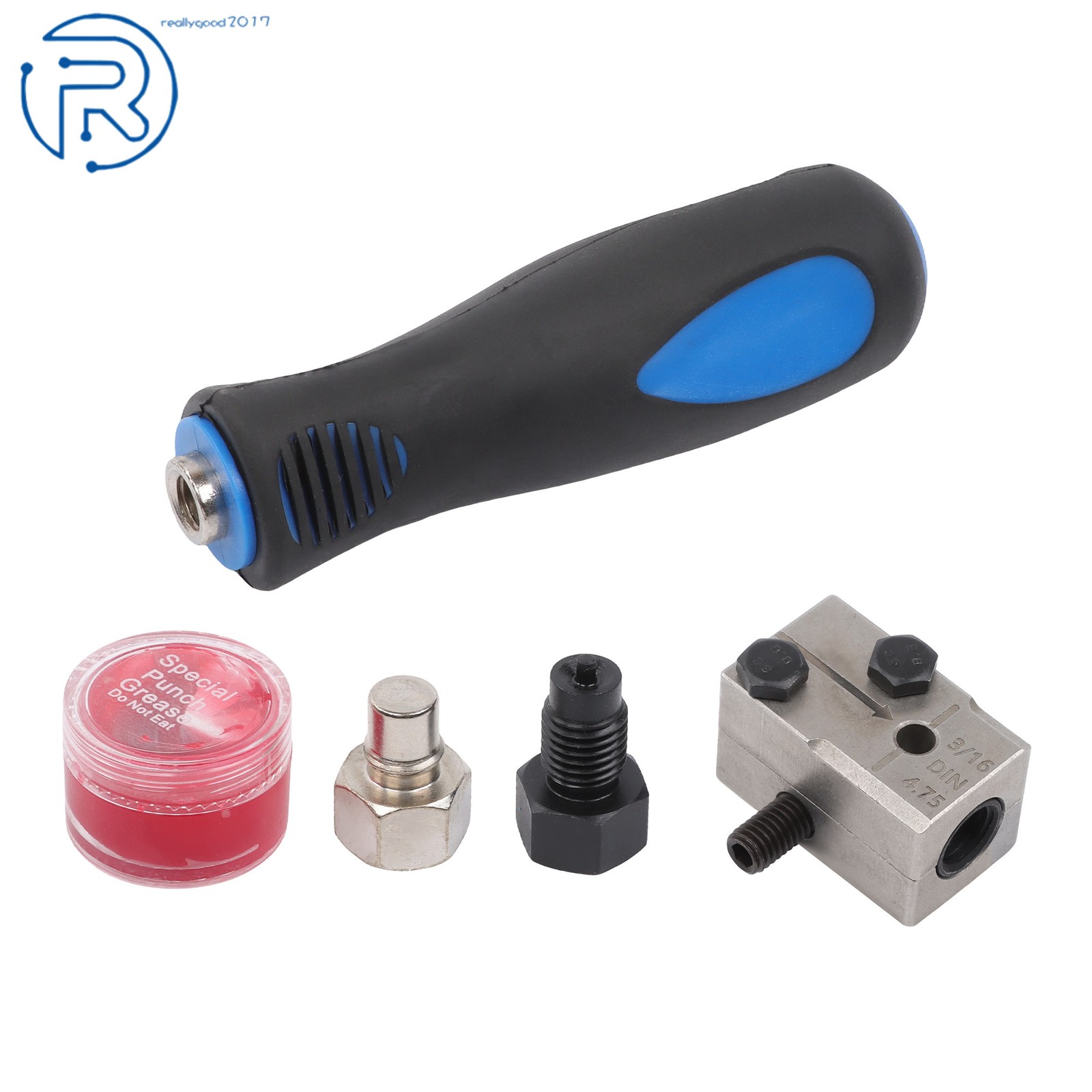 3/16in Brake Line Single Flare Tool Universal 45° Handheld Single Flaring Tool