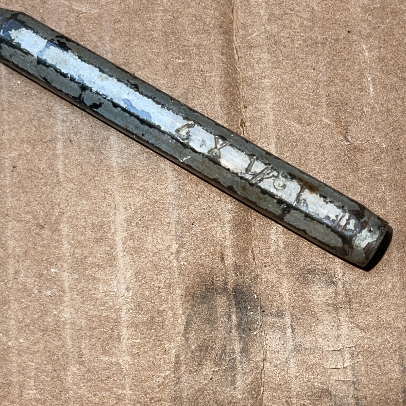 Vintage Great Neck England 4 X 1/8 center punch. 4 in long 1/8 in diameter tip
