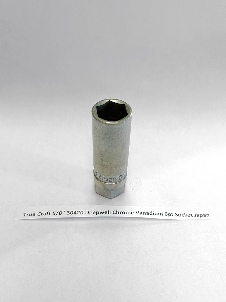 True Craft 5/8″ 30420 Deepwell Chrome Vanadium 6pt Socket Japan