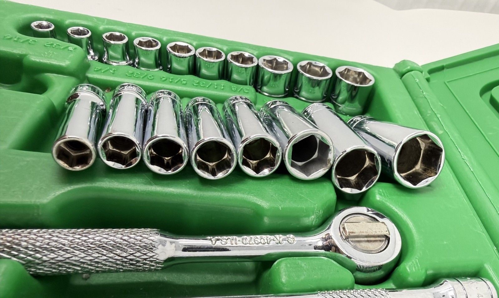 SK 91844 (91848) 1/4″ 44 Piece 6 Pt Standard & Deep Metric & SAE Socket Set