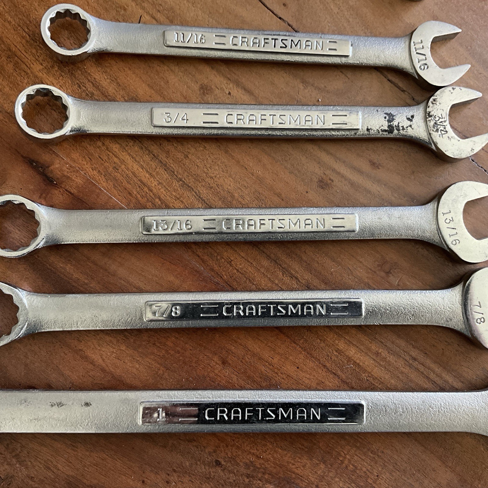 Craftsman USA 11-Piece 12-Point SAE Combination Wrench 1-1/4″ to 3/8″