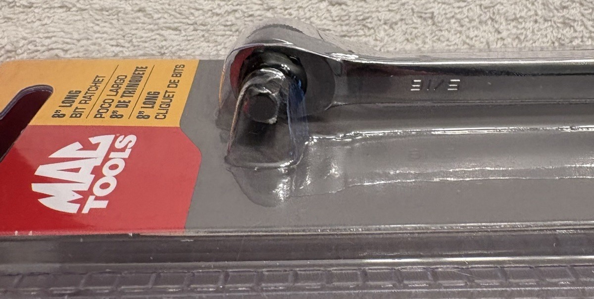 Mac Tools 5/16” Hex Drive x 1/4” Hex Drive Dual Sided Bit Ratchet
