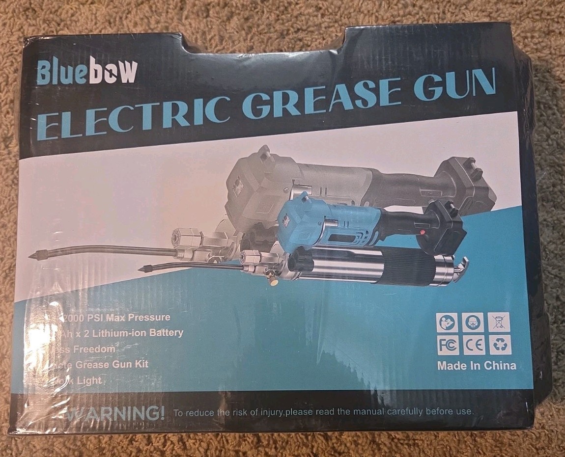 Bluebow Cordless Electric Grease gun