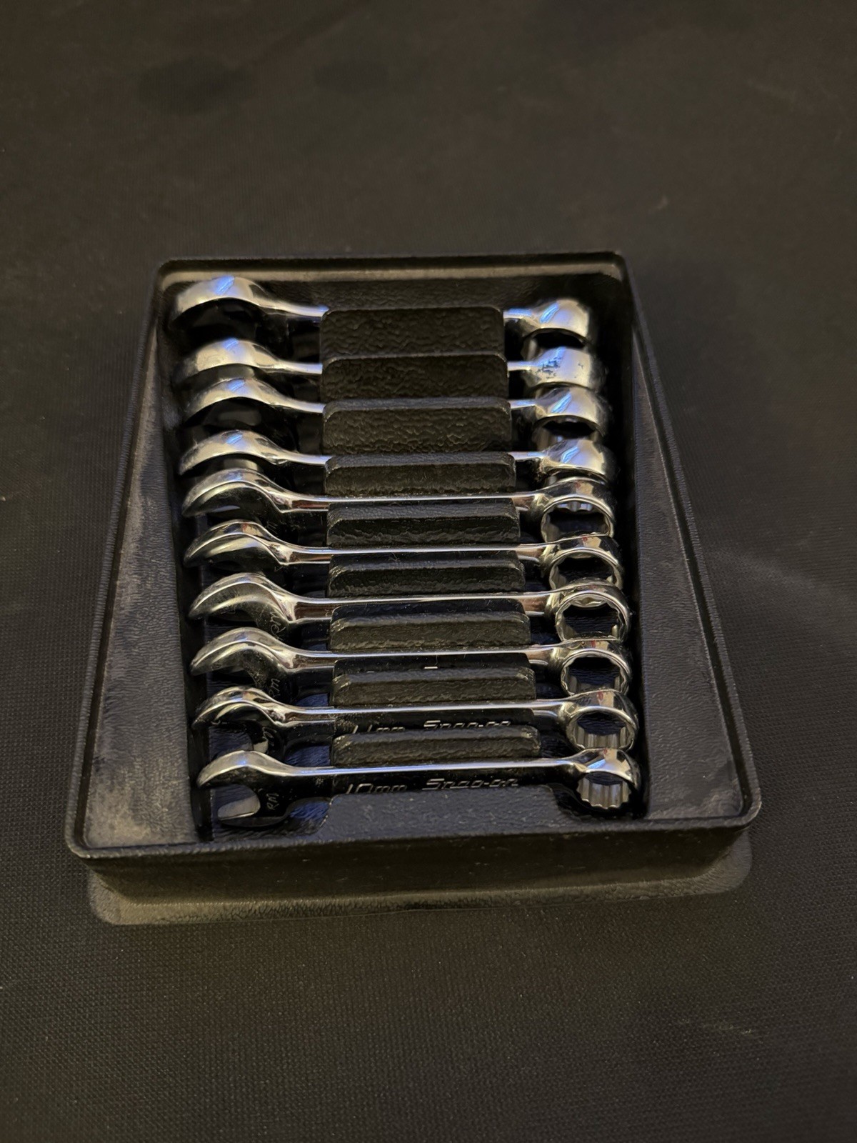 Snap On 10-19 Stubby Wrench Set 10-19 – OXIM – In Tray / USA