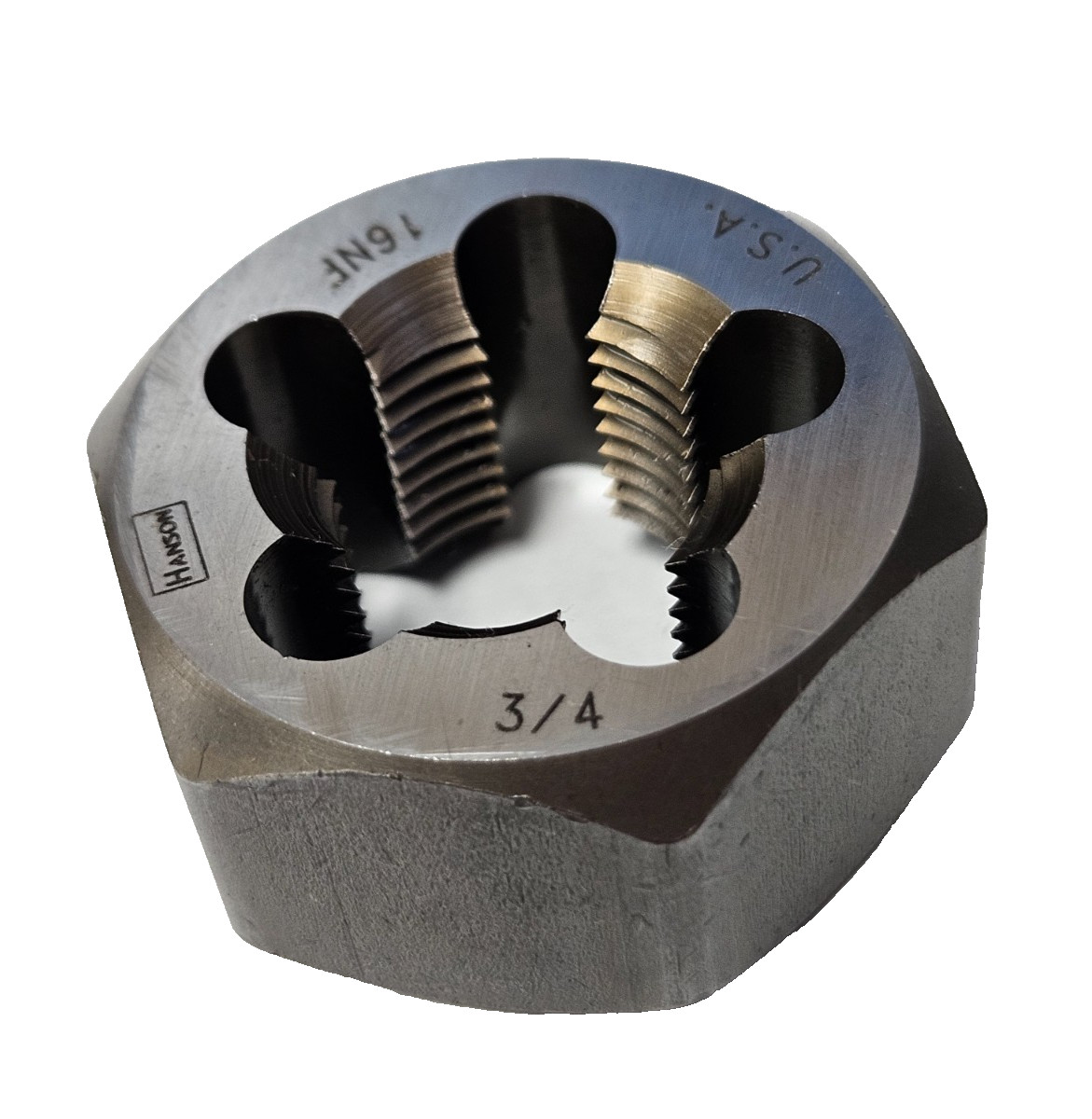 3/4-16 NF x 1-7/16″ Hex Die Irwin Hanson 7260 CS RH Rethreading
