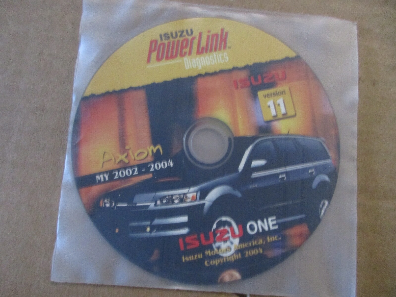 ISUZU POWER RECORDER DIAGNOSTIC W/8 CD’S (PARTS ONLY)