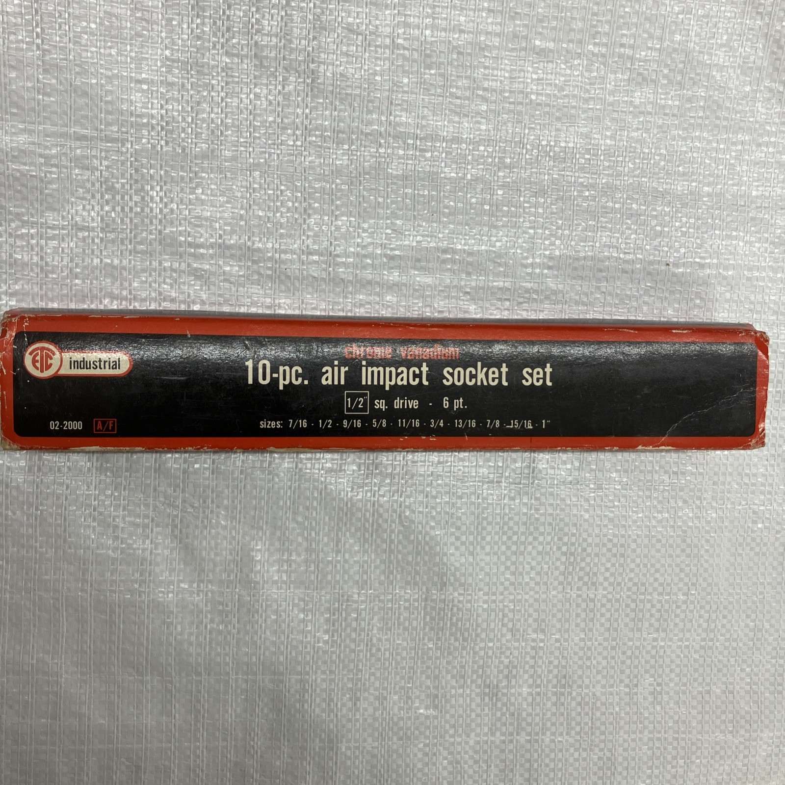 Vintage 1/2” A/f Air Impact Socket Set Etc Industrial Japan Classic Car Imperial