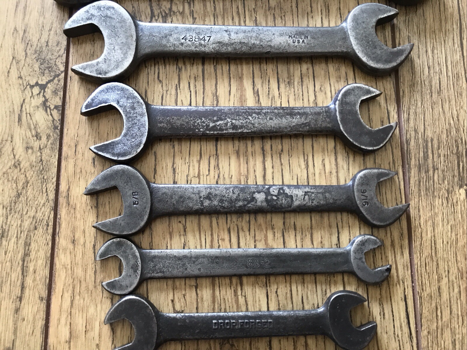 9 Vintage Fairmount USA 🇺🇸 Spanner’s AF Sizes.