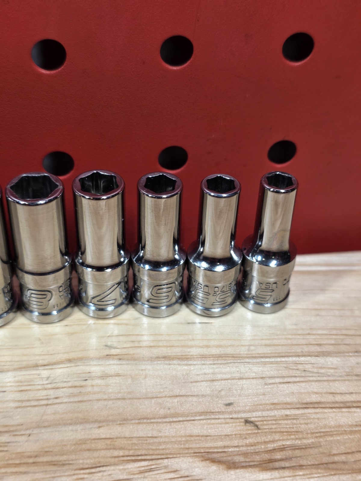 Snap-on 112YTMMSY 5mm-15mm 12-Piece 1/4″ Drive 6-Point Semi-Deep FDX Socket Set