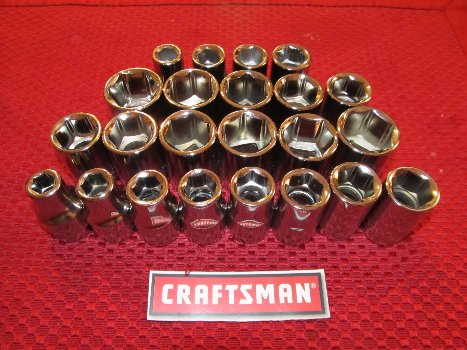 Craftsman – 1/2″ Drive 6 Point Sockets – Metric and SAE – Choose Size – NEW