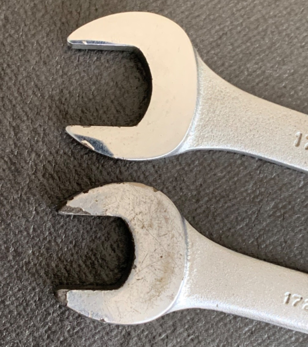 Williams Superrench 1727 Double Open End Wrench 5/8 x 9/16 Made in USA