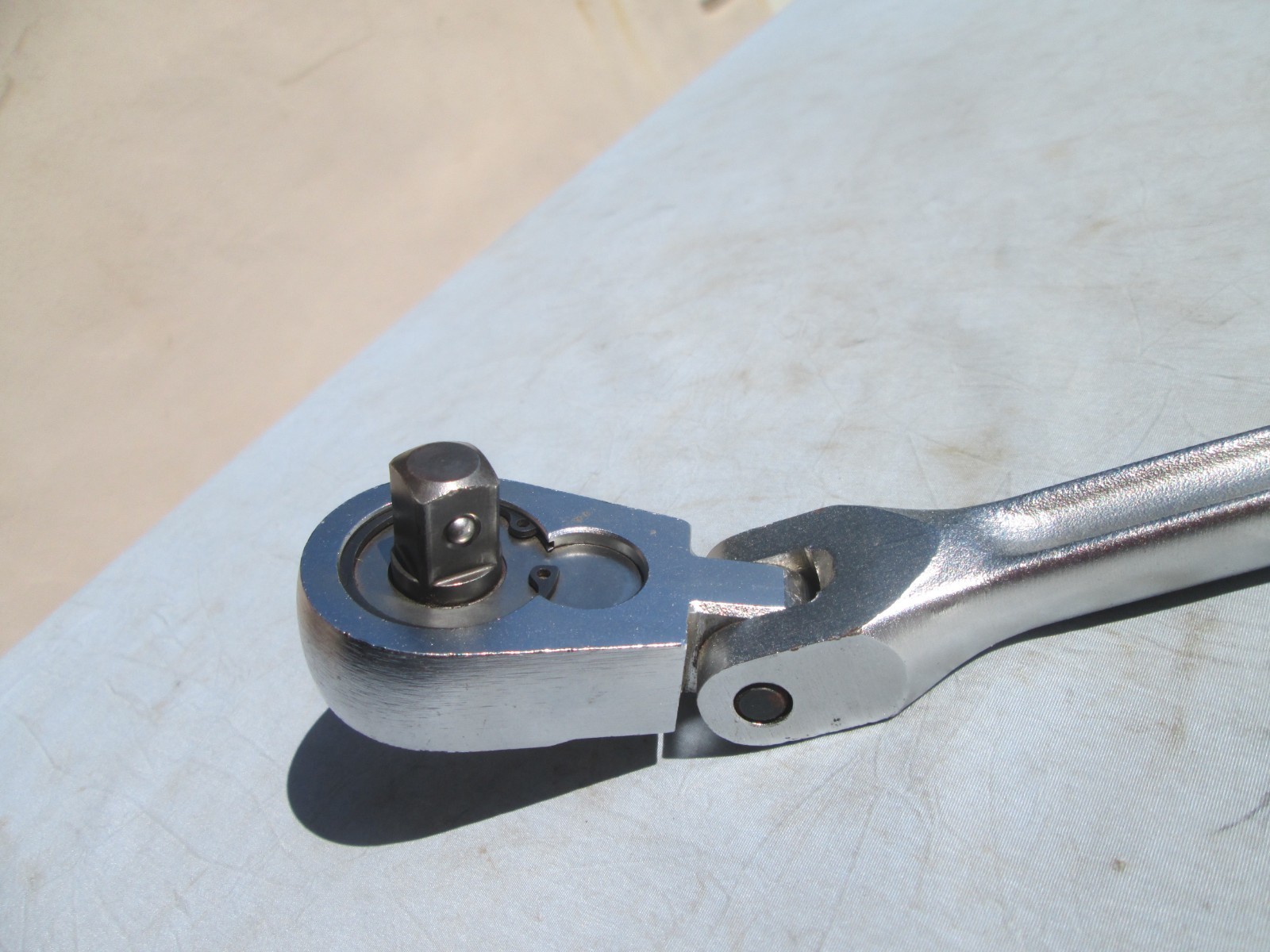 Vtg. SEARS Craftsman Flex Head 1/2″ Drive Ratchet 44816 VVK series Minty Nice