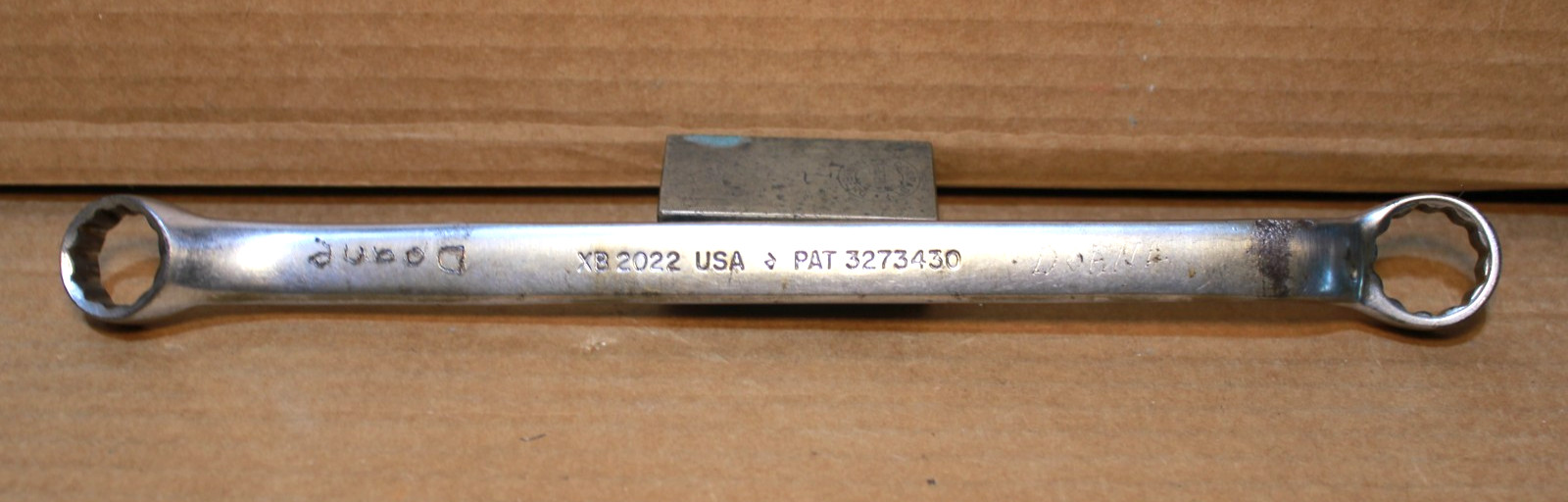 Snap On XB2022 5/8″ x 11/16″ Offset Double Box End Wrench 12 Point MADE IN USA