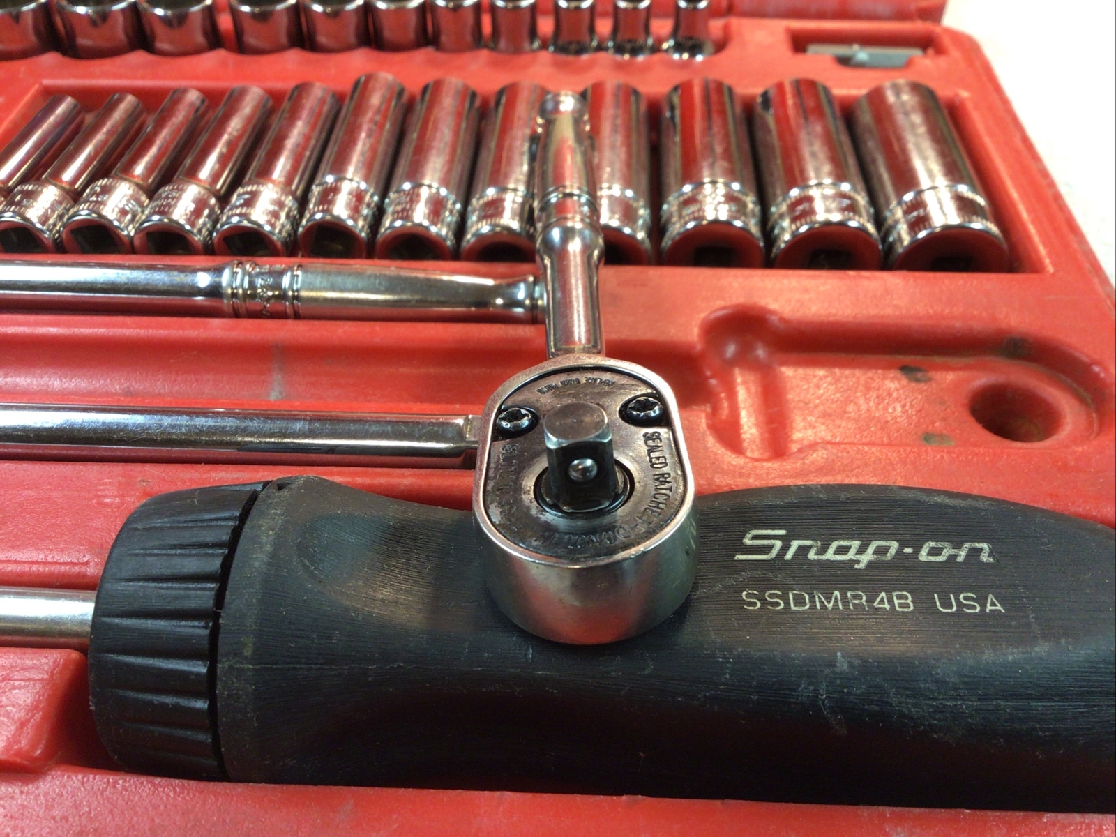 Snap On#131TMPB-31Pc.1/4”Dr.,6 Pt. Metric Deep/Shallow Gen. Svc. Socket Set-MINT