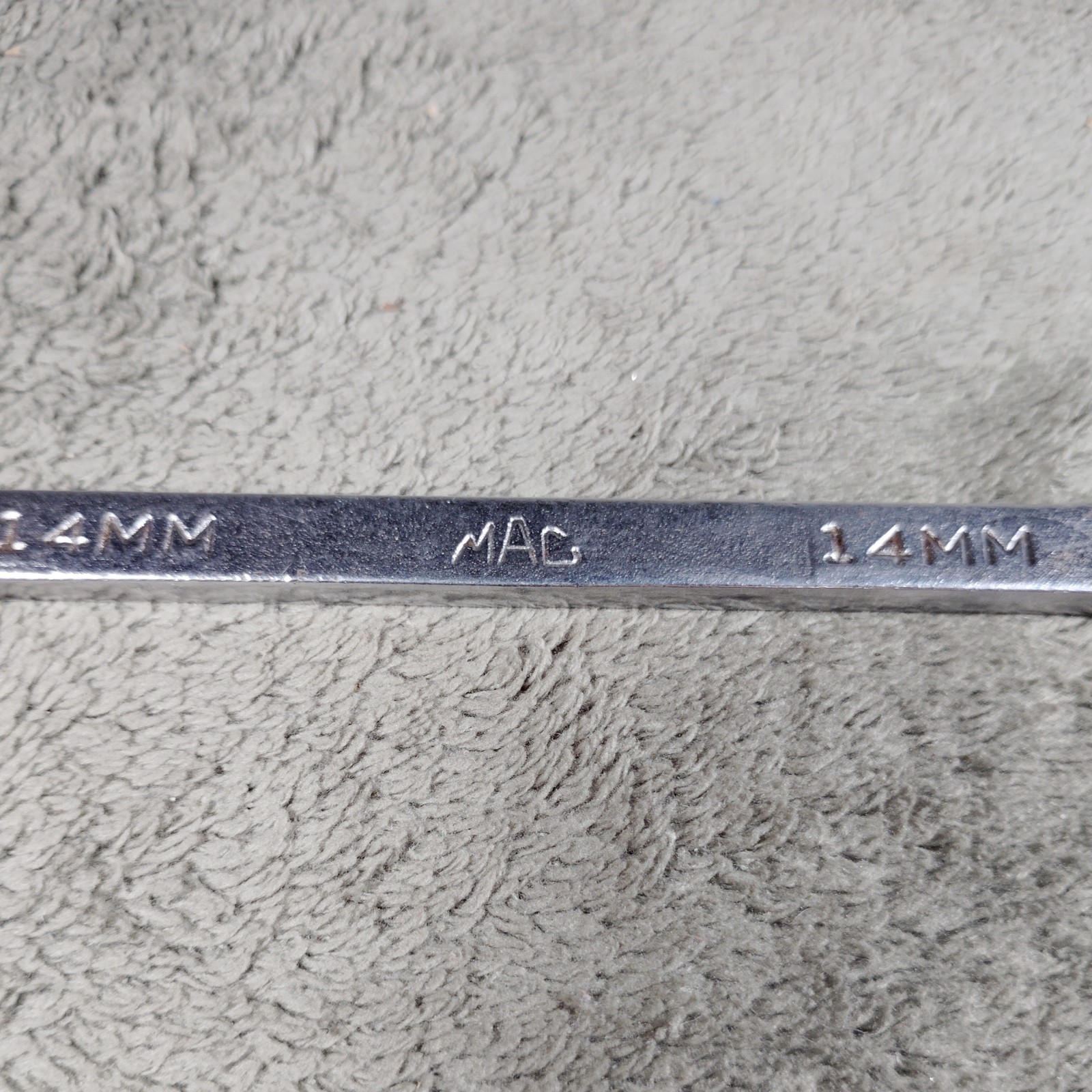 Mac Tools USA M14CW Metric 14mm Full Polish Chrome Combination Wrench 12-Point