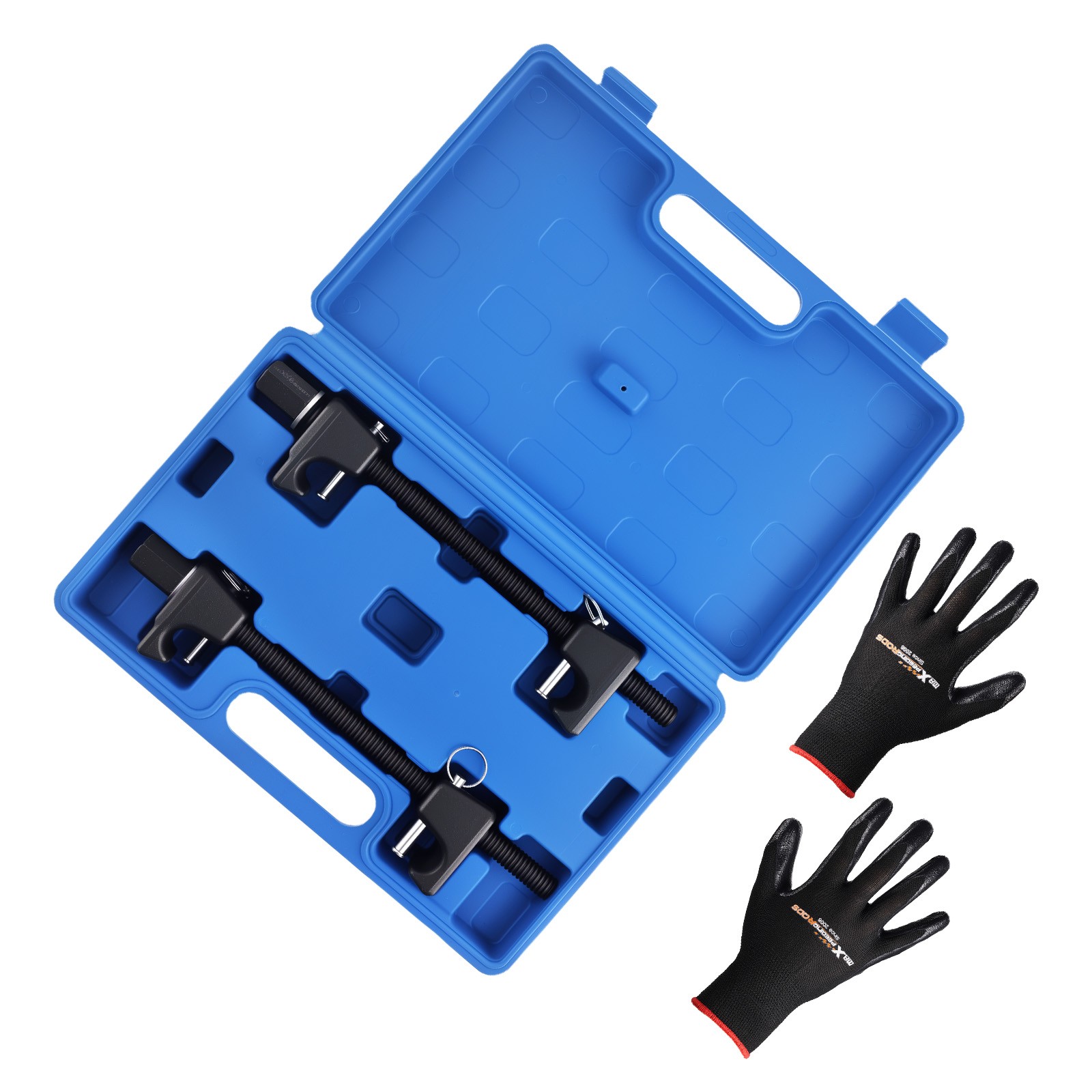 2* Coil Spring Compressor Tools Kit For MacPherson Struts Shocks W/Detent Pins