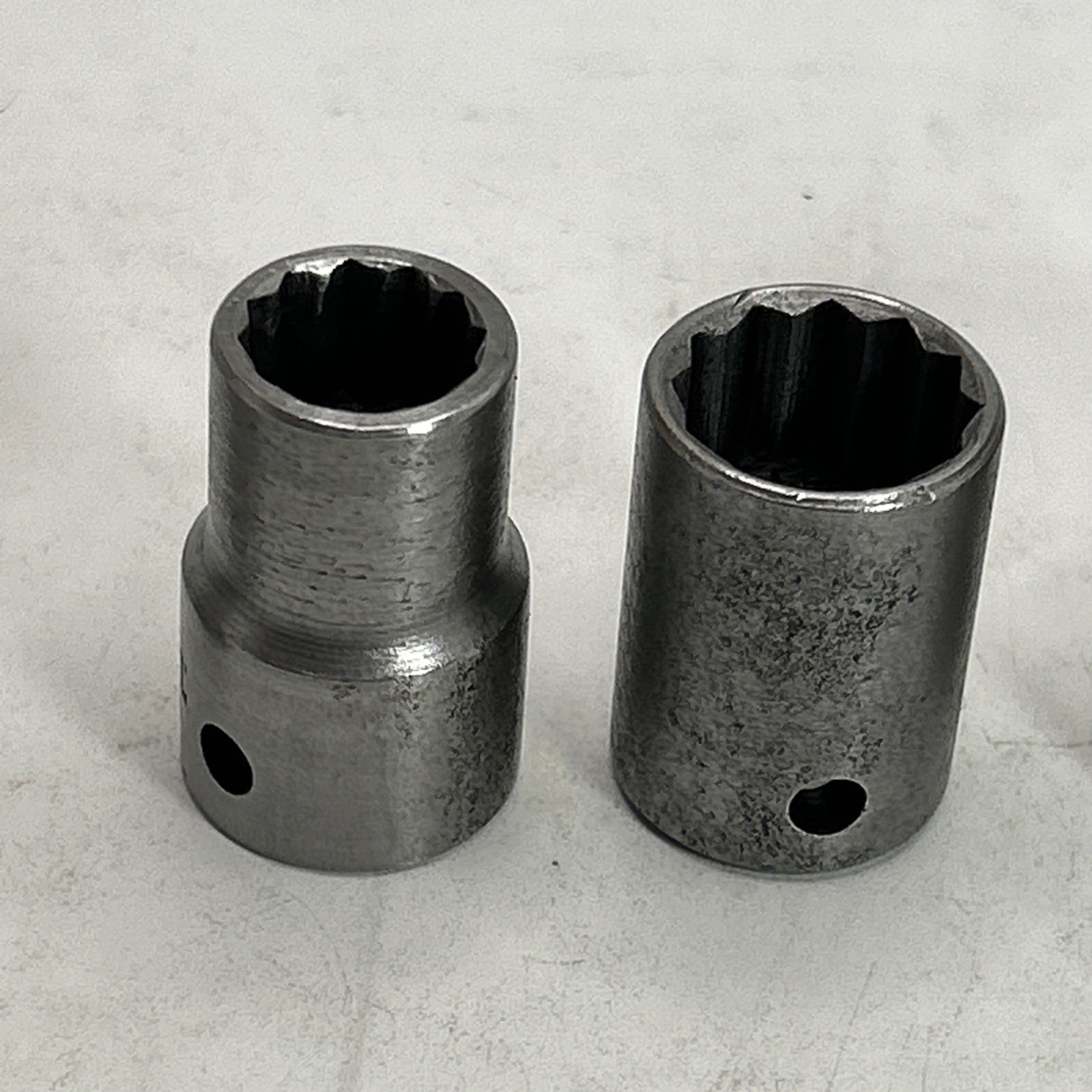 7 VINTAGE THORSEN 1/2″ DRIVE SET 12 POINT SOCKETS – 3/8 To 1/2 Adapter 7/16-1”
