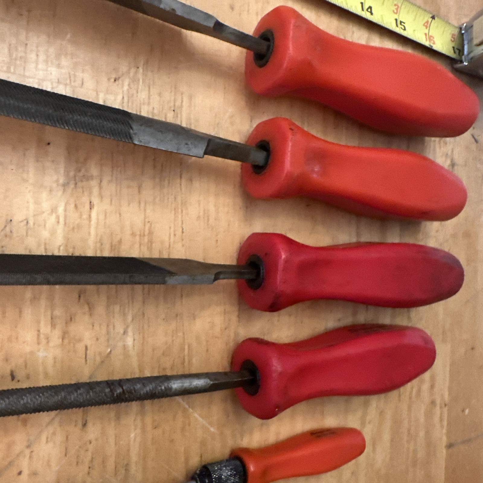 5 Snap-On Hard Handles (2) HF-616 HF-615 HF-614 HF-611. USA Handle, Mixed Files