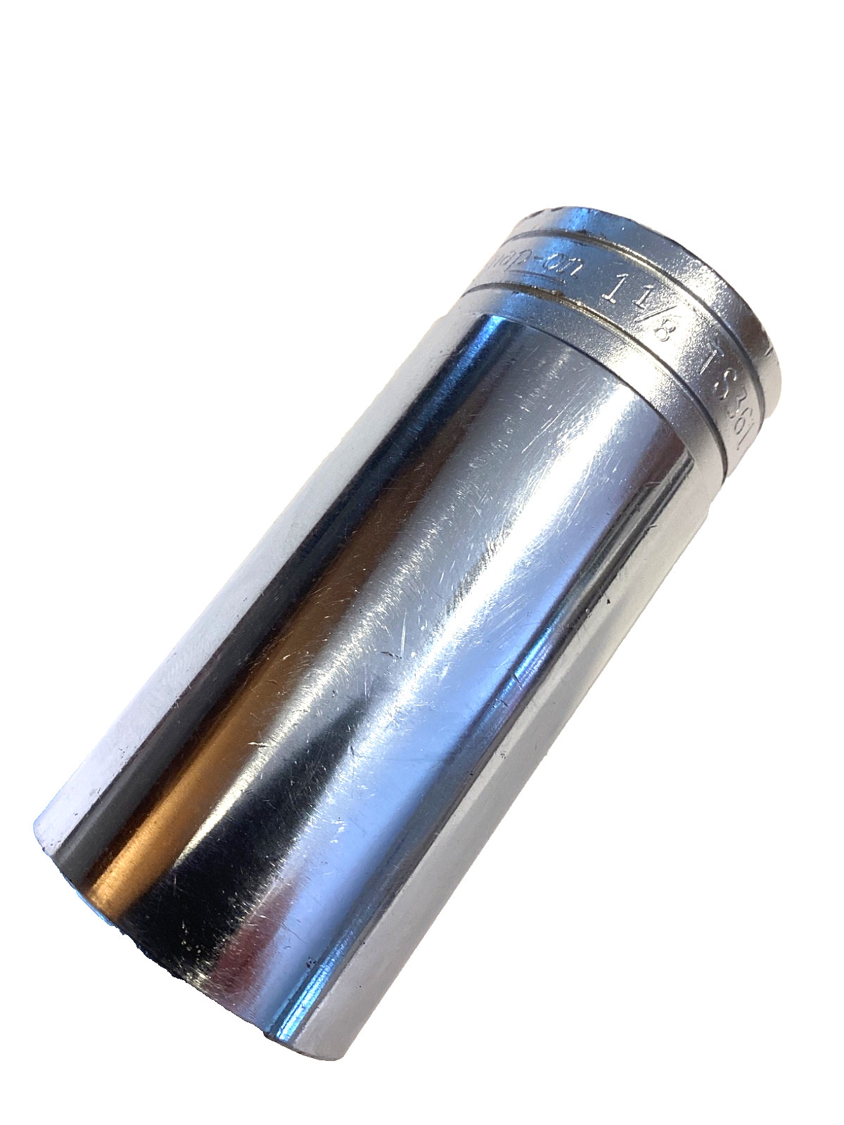 Snap On Tools USA 1/2” Drive 1-1/8” 6 Point SAE Deep Chrome Socket TS361 NICE