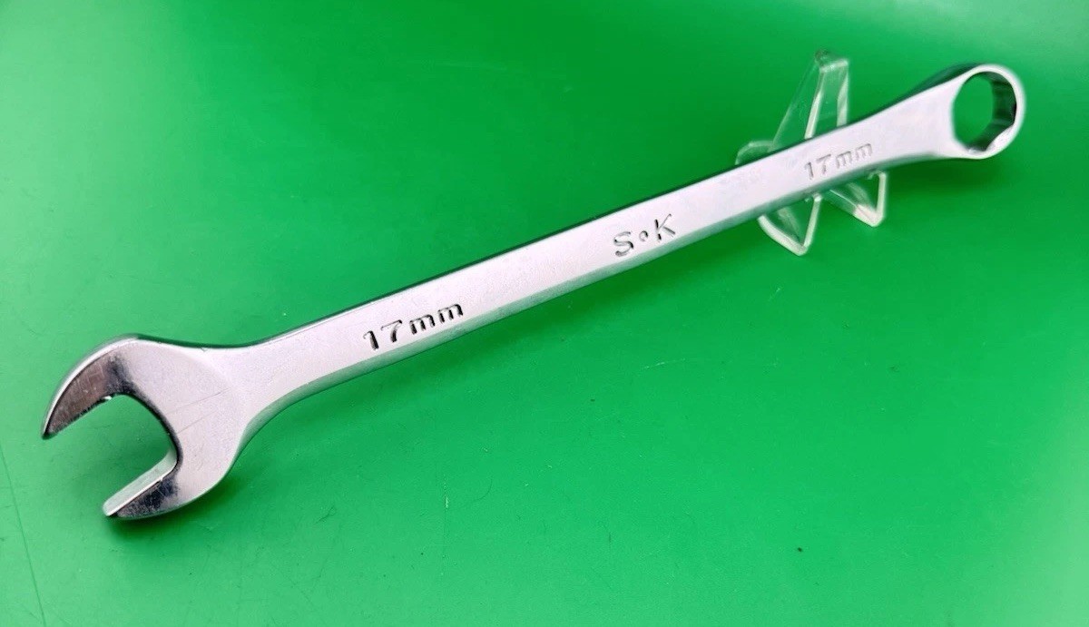 SK PROFESSIONAL TOOLS 88717 Combination Wrench 17 MM 6 Point Metric S&K