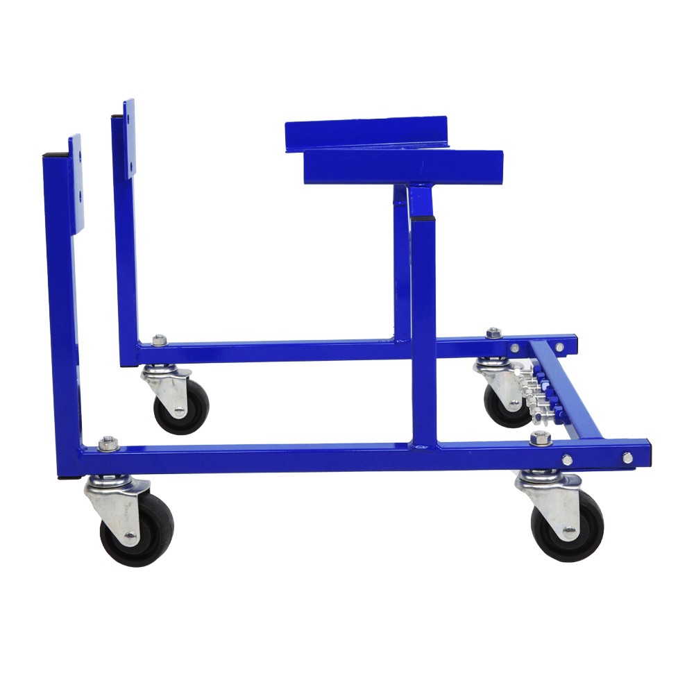 High Quality 1000lbs Auto Engine Cradle Stand Fit For Ford With Dolly Wheel Blue