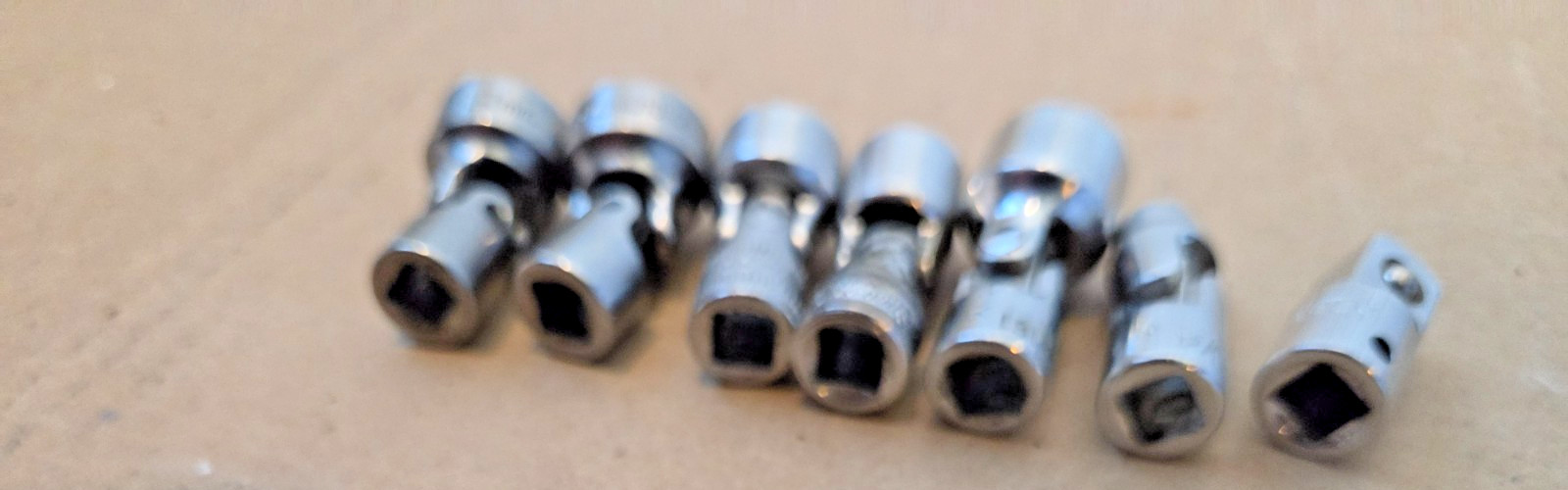 SNAP ON MATCO SWIVEL SOCKET ADAPTOR LOT 1/4″ DRIVE TA3 TMUS81 TMUM11 TMUS161 +++