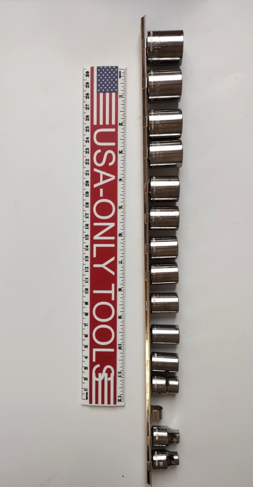 Craftsman USA 14 piece metric sockets 3/8” drive 6 point 7mm-21mm